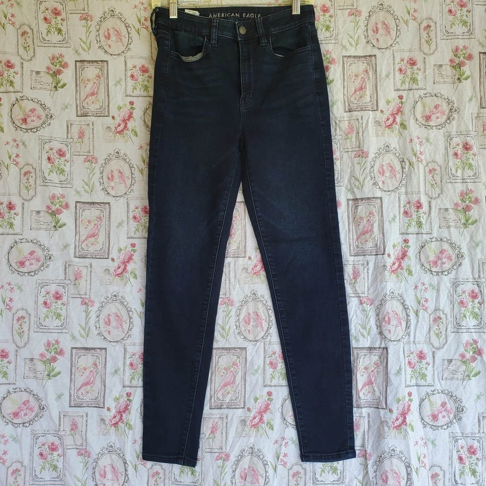 American Eagle Jegging Women's 6 Super High Rise Skinny Leg‎ Stretch Denim Jeans